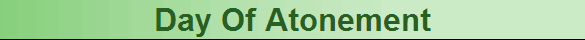 Day Of Atonement
